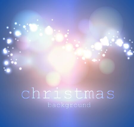 Garlands, Christmas decorations lights effects. Isolated vector design elements. Glowing lights for Xmas Holiday greeting card design. Christmas decoration realistic luminous garlandのイラスト素材