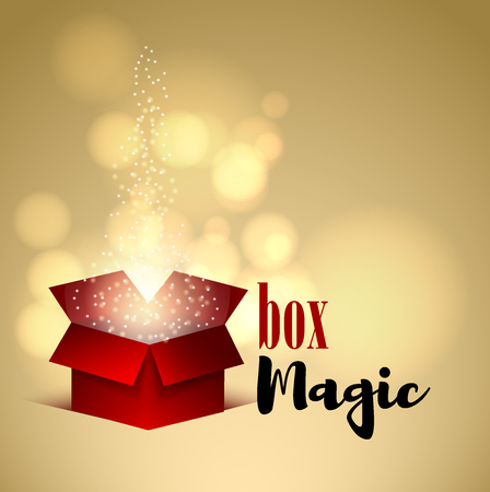 red 3d vector box.のイラスト素材