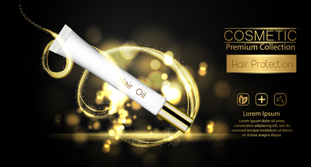 A realistic template cosmetic package.のイラスト素材