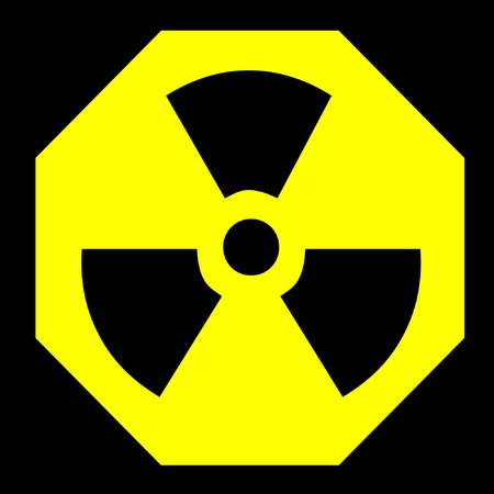 radioactive signのイラスト素材