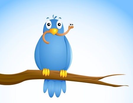 the early bird...のイラスト素材