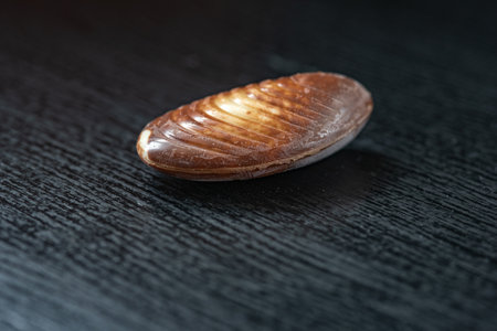 Figure on a dark background.の写真素材