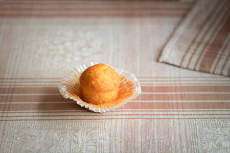 Delicious freshly baked homemade cake.