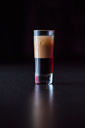 A delicious alcoholic cocktail.