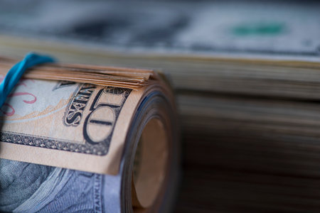 A stack of paper, photographed in close-up.