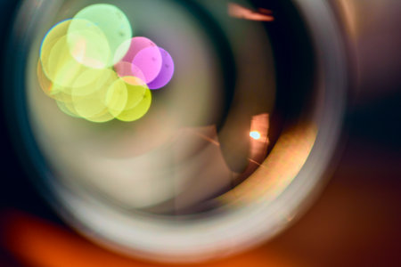 Abstract image of the lens.