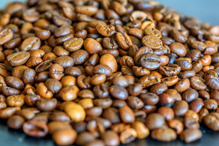 coffee beans backgroundの写真素材