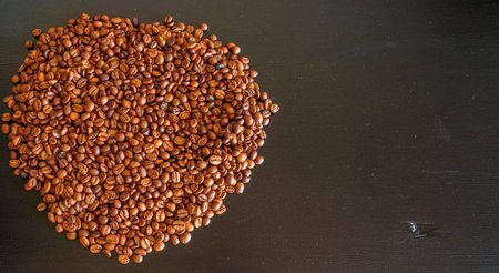 coffee beans backgroundの写真素材