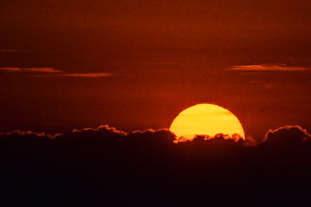 sunsetの写真素材