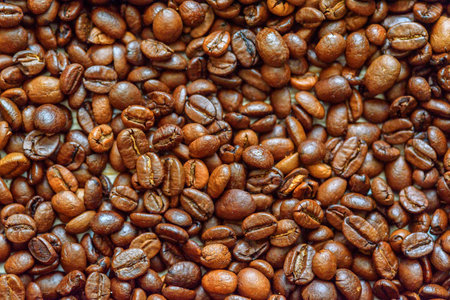coffee beans backgroundの写真素材
