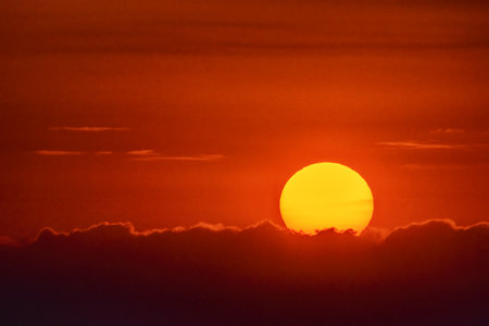sunsetの写真素材