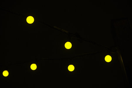 Christmas lighting Glowing lights for Christmas Holiday greeting card design and decorations...