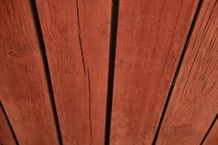 shabby wooden background texture surface of wood brown red colored fenceの写真素材