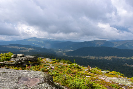 Ergaki Nature Park, Russia, Krasnoyarsk Territory, Siberia mountains in summer.の写真素材