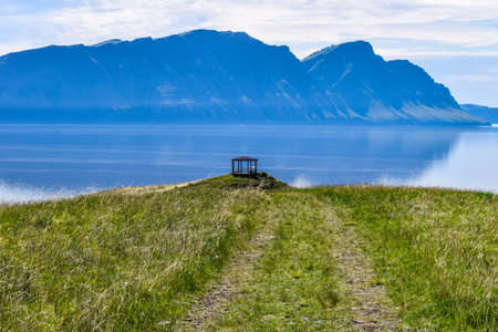 Hiking trail to Khakassia, Siberia, Russiaの写真素材