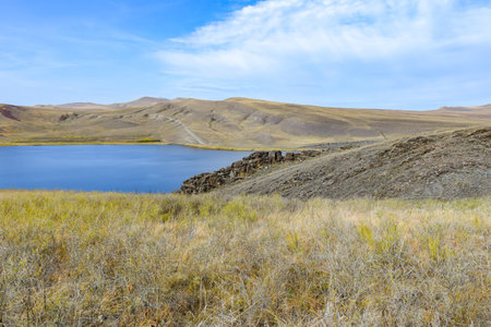 Khakassia, Siberia, Russiaの写真素材