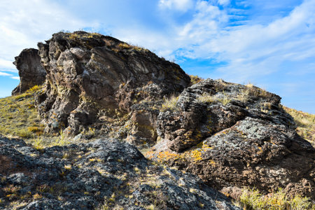 Khakassia, Siberia, Russiaの写真素材