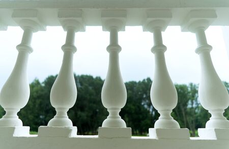 Detail of a balustradeの写真素材