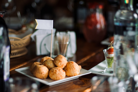 Cheese buns in plate.の写真素材