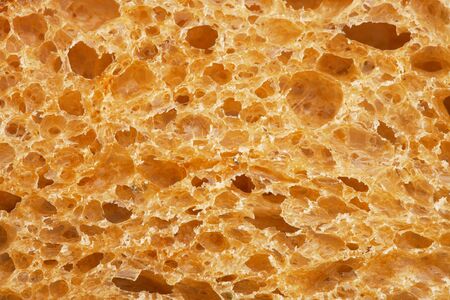 Texture of wheat bread. Close-up view.の写真素材