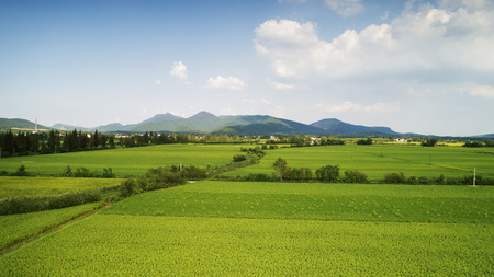 Countryside autumn sceneryの写真素材