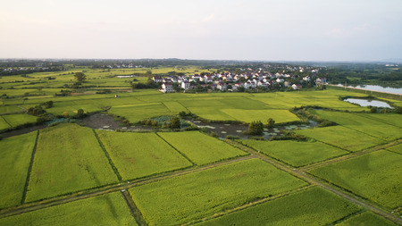 Countryside autumn sceneryの写真素材
