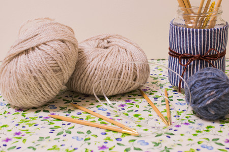 Knittingの写真素材
