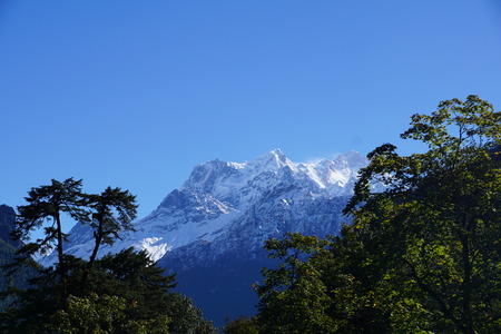Himalayan viewの写真素材