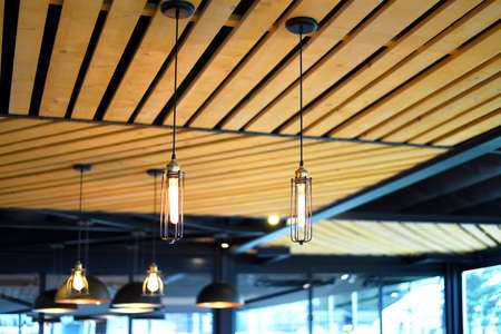 Modern Wooden Ceilingの写真素材