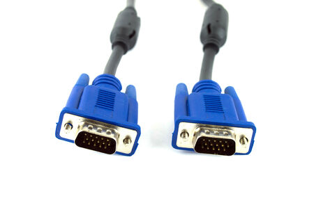 vga cableの写真素材