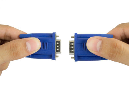 vga cableの写真素材