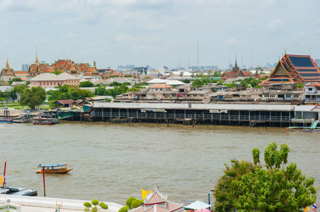 aerial view of Bangkok from Wat Arun, Bangkok, Thailand