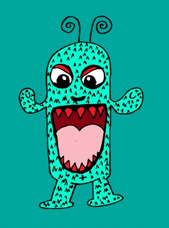 Cartoon cute monsters のイラスト素材