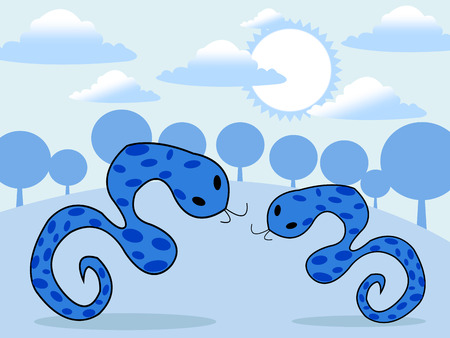 snakeのイラスト素材