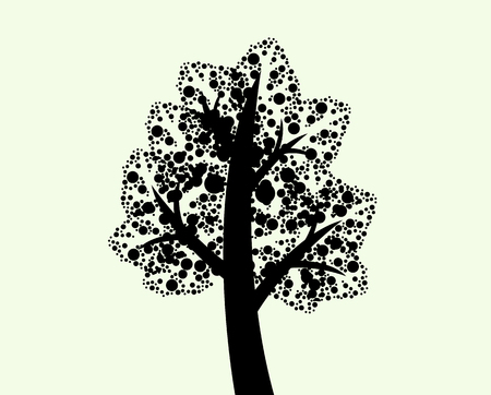 Design Abstract tree in Vector illustration のイラスト素材