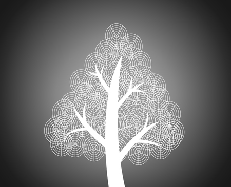 Design Abstract tree in Vector illustration のイラスト素材
