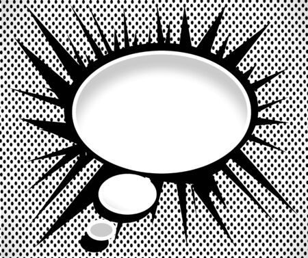 Blank empty speech bubbles のイラスト素材