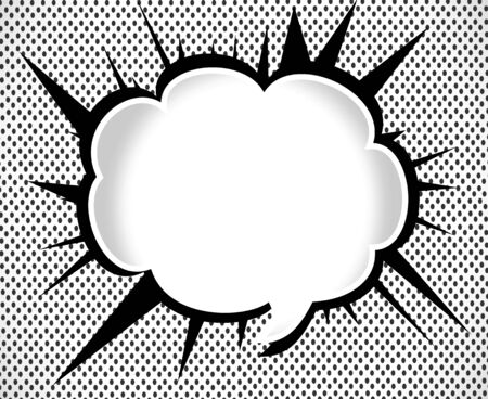 Blank empty speech bubbles のイラスト素材