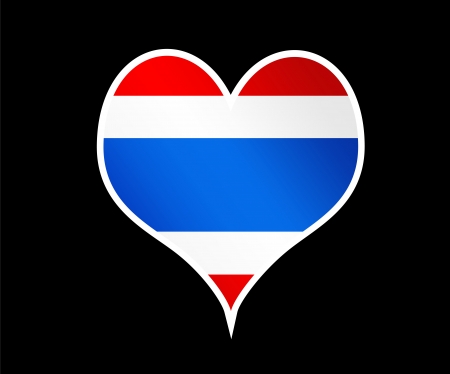 Thailand flag icon design のイラスト素材