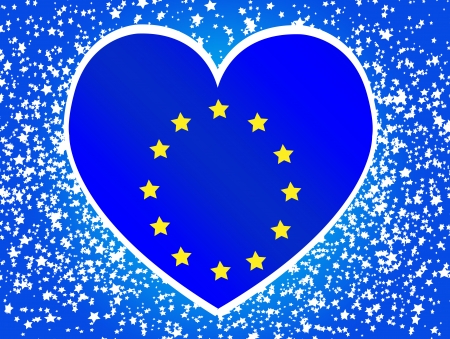 EU flag European union flag idea design のイラスト素材