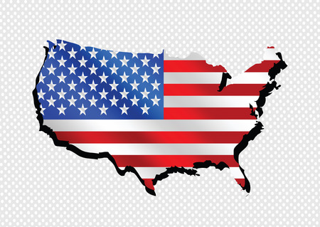 USA flag United States flag backgroundのイラスト素材