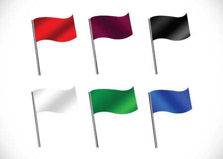 Flag Vector illustrationのイラスト素材