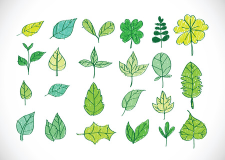 Leaf icon idea designのイラスト素材