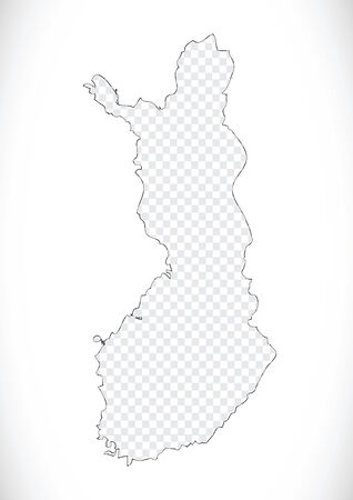 Finland map and flag idea designのイラスト素材