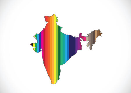 Map of India  idea design のイラスト素材