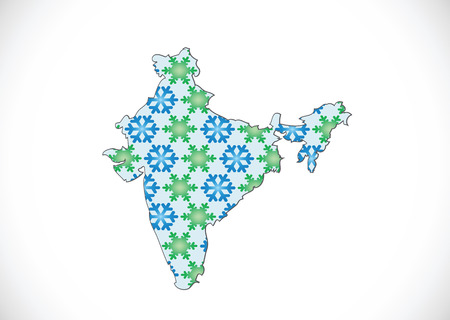 Map of India idea designのイラスト素材