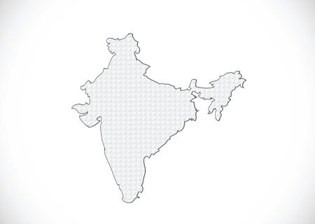 Map of India idea designのイラスト素材
