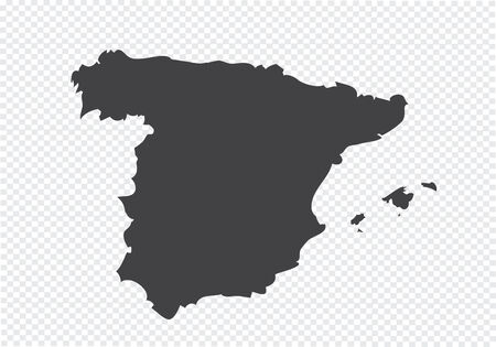 Map of Spain idea designのイラスト素材
