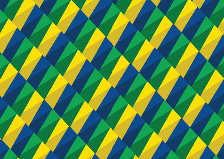 Abstract background Brazil flag concept idea designのイラスト素材