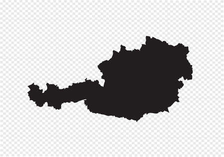 Map of Austriaのイラスト素材